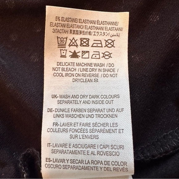 Boden Amelie‎ Black Pink Polka Dot Jersey Knit Fit Flare Dress Pockets Size 14 - Picture 13 of 13